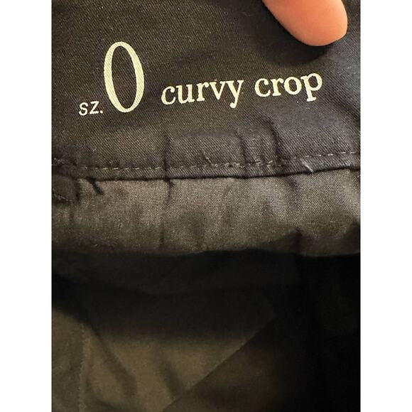 Loft black curvy crop pants size 0 - Picture 4 of 10